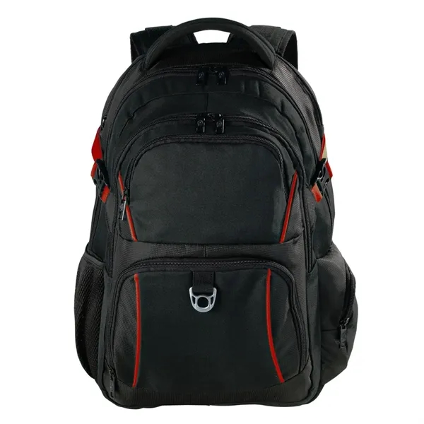 Ergonomically vented ripstop and polyester Mercury backpack with 17" laptop and... from ASI 68507 The Magnet Group / The Bag Factory®