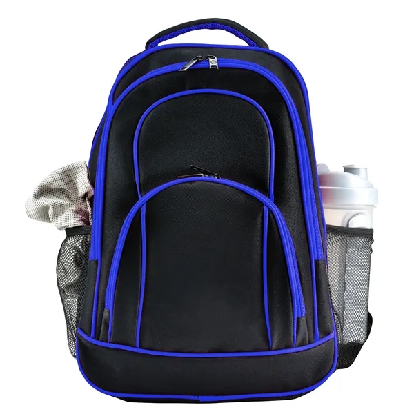 Spirit backpack with multiple pockets, laptop pocket for 17" devices, and... from ASI 68507 The Magnet Group / The Bag Factory®