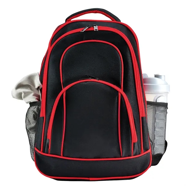 Spirit backpack with multiple pockets, laptop pocket for 17" devices, and... from ASI 68507 The Magnet Group / The Bag Factory®