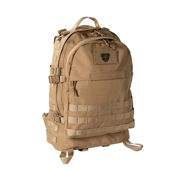 High-density polyester backpack with military-grade webbing straps and loops.... from ASI 68507 The Magnet Group / The Bag Factory®