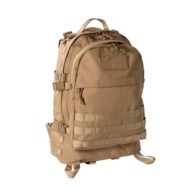 High-density polyester backpack with military-grade webbing straps and loops.... from ASI 68507 The Magnet Group / The Bag Factory®