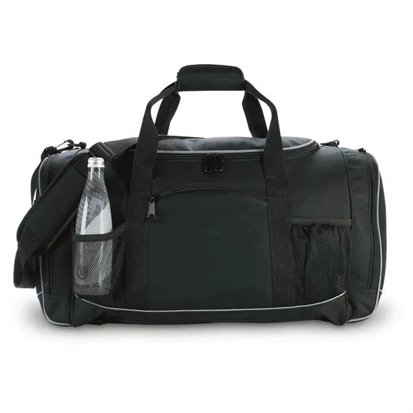 Duffel bag with ventilated shoe section, numerous pockets, woven handles and... from ASI 68507 The Magnet Group / The Bag Factory®
