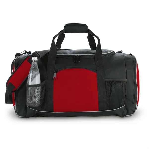 Duffel bag with ventilated shoe section, numerous pockets, woven handles and... from ASI 68507 The Magnet Group / The Bag Factory®