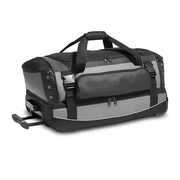Duffel bag with large main compartment, two top loading compartments, telescoping... from ASI 68507 The Magnet Group / The Bag Factory®