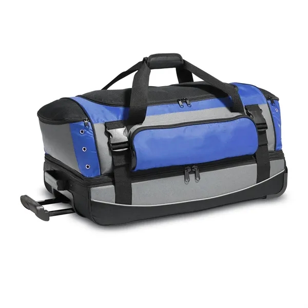 Duffel bag with large main compartment, two top loading compartments, telescoping... from ASI 68507 The Magnet Group / The Bag Factory®