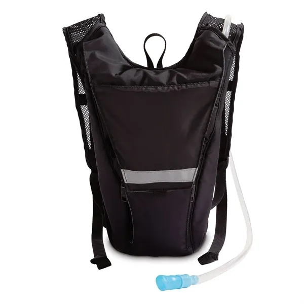 210 Denier nylon fabric hydration backpack with 1 liter capacity bladder.... from ASI 68507 The Magnet Group / The Bag Factory®