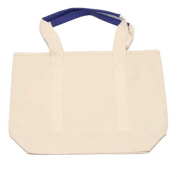 12.5" x 17" cotton tote bag with front slot pocket, 5"... from ASI 68507 The Magnet Group / The Bag Factory®