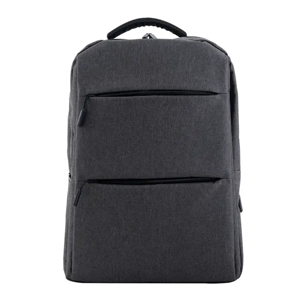 This elegant snow fabric backpack fits a 17" laptop and has... from ASI 68507 The Magnet Group / The Bag Factory®