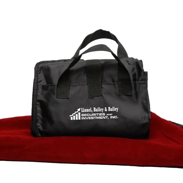 50" x 60" blanket with soft polar fleece on one side... from ASI 68507 The Magnet Group / The Bag Factory®