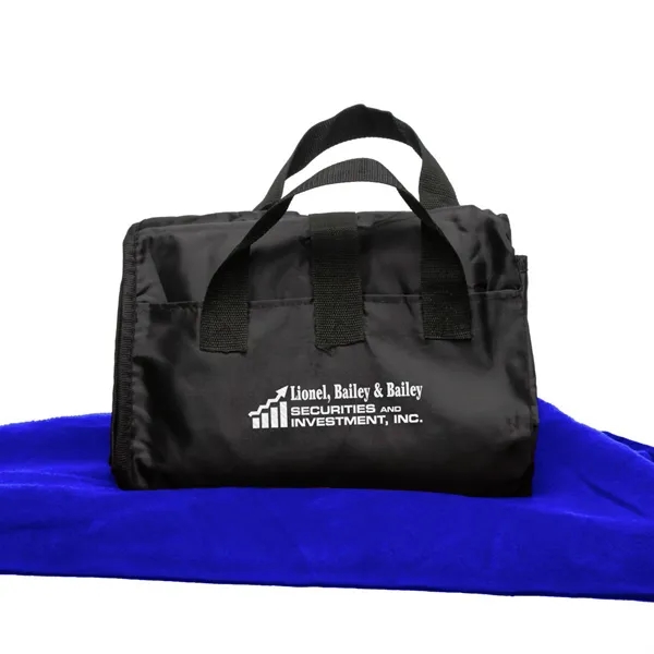 50" x 60" blanket with soft polar fleece on one side... from ASI 68507 The Magnet Group / The Bag Factory®