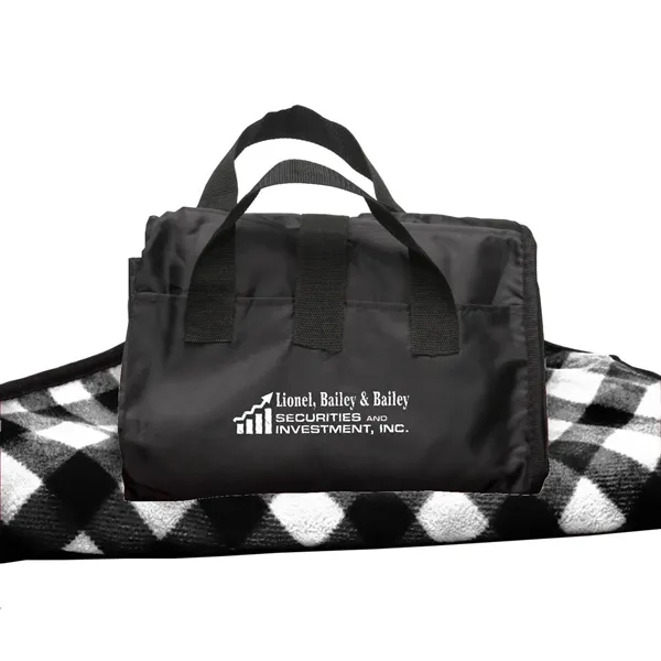 50" x 60" blanket with soft polar fleece on one side... from ASI 68507 The Magnet Group / The Bag Factory®