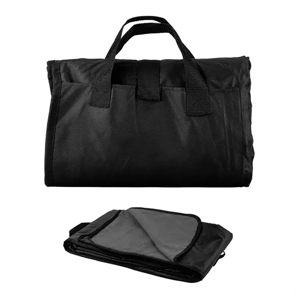 50" x 60" blanket with soft polar fleece on one side... from ASI 68507 The Magnet Group / The Bag Factory®