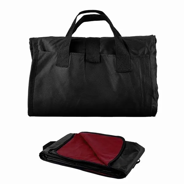 50" x 60" blanket with soft polar fleece on one side... from ASI 68507 The Magnet Group / The Bag Factory®