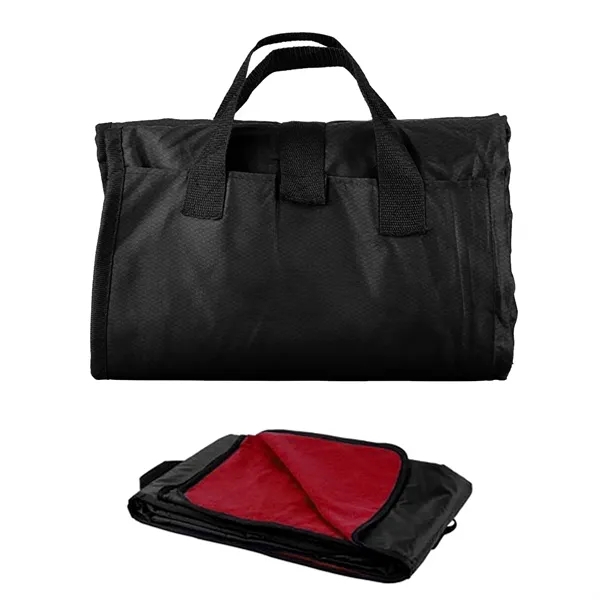 50" x 60" blanket with soft polar fleece on one side... from ASI 68507 The Magnet Group / The Bag Factory®