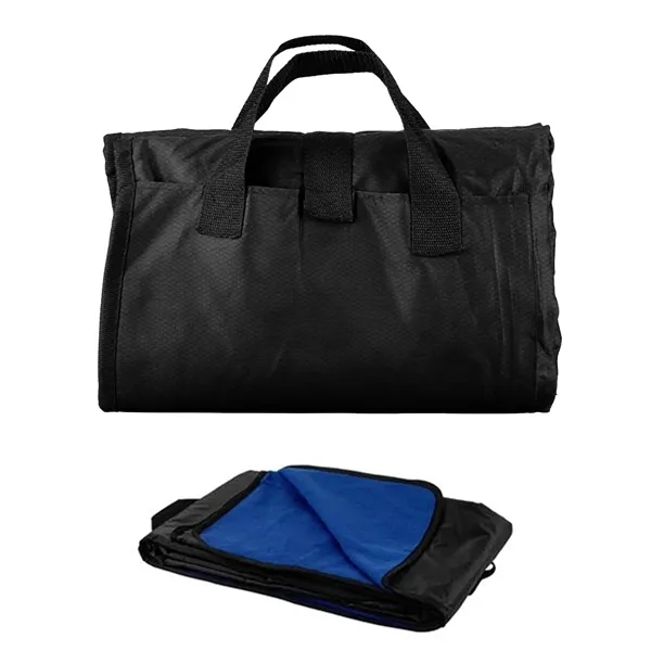 50" x 60" blanket with soft polar fleece on one side... from ASI 68507 The Magnet Group / The Bag Factory®