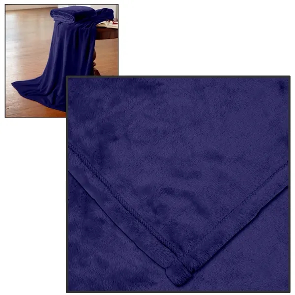 60" x 72" oversized hypoallergenic anti-pill 100% polyester blanket.... from ASI 68507 The Magnet Group / The Bag Factory®
