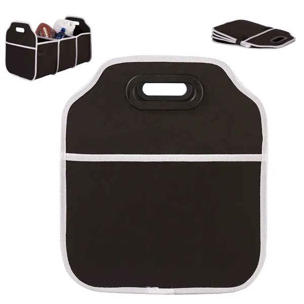 600D polyester trunk organizer with multiple pockets and plastic carry handles.... from ASI 68507 The Magnet Group / The Bag Factory®