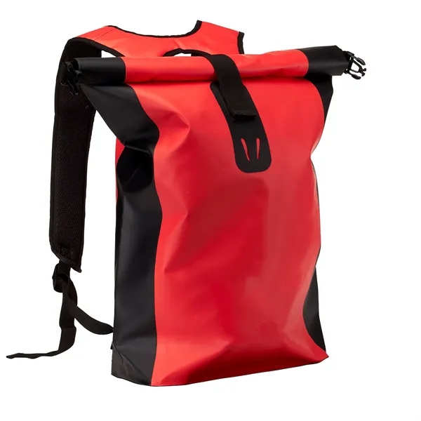 Keepdry waterproof backpack with shoulder straps and carrying handle.... from ASI 68507 The Magnet Group / The Bag Factory®