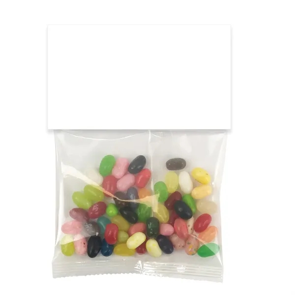 Small header pack filled with plain M&Ms®; includes a four color... from ASI 68507 The Magnet Group / The 1919 Candy Company