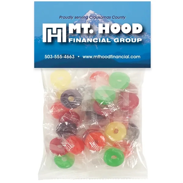 Large header pack filled with Jelly Belly® jelly beans; includes a... from ASI 68507 The Magnet Group / The 1919 Candy Company