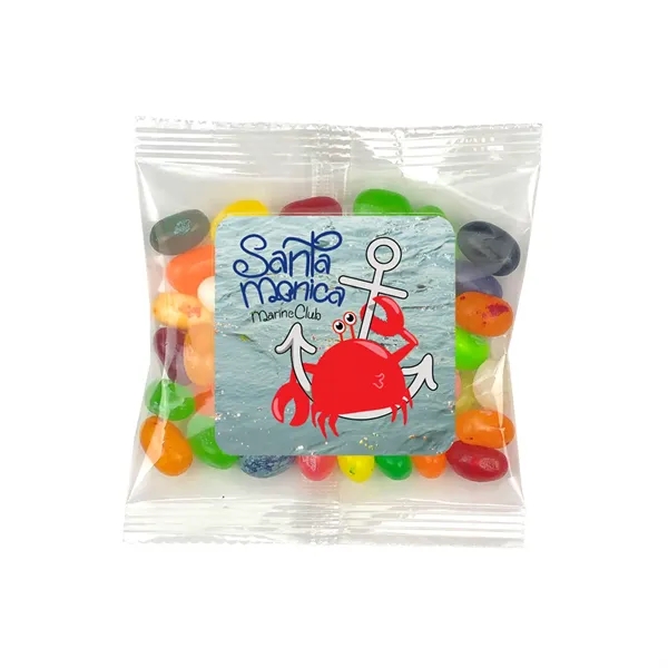 4" x 4" small snack bags filled with your choice of... from ASI 68507 The Magnet Group / The 1919 Candy Company