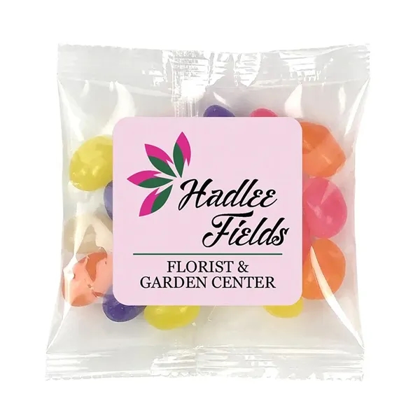 4" x 4" small snack bags filled with your choice of... from ASI 68507 The Magnet Group / The 1919 Candy Company