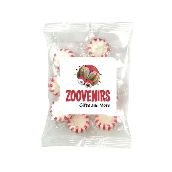 4" x 4" small snack bags filled with your choice of... from ASI 68507 The Magnet Group / The 1919 Candy Company