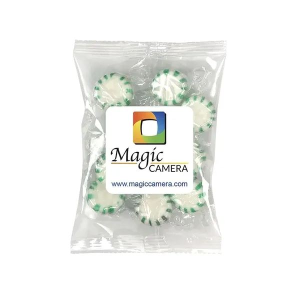 4" x 4" small snack bags filled with your choice of... from ASI 68507 The Magnet Group / The 1919 Candy Company