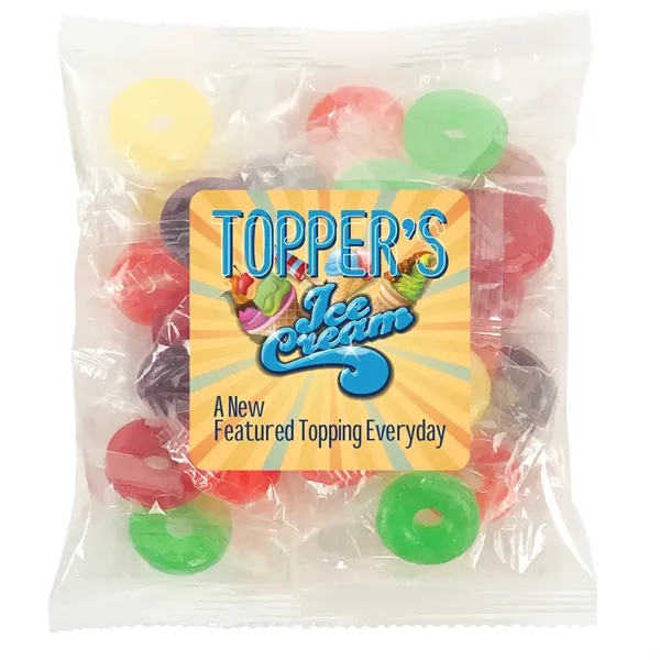 5" x 5" large label packs filled with Life Savers®; includes... from ASI 68507 The Magnet Group / The 1919 Candy Company