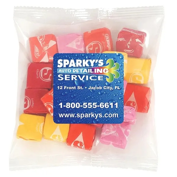 5" x 5" large label packs filled with Starburst® candies; includes... from ASI 68507 The Magnet Group / The 1919 Candy Company