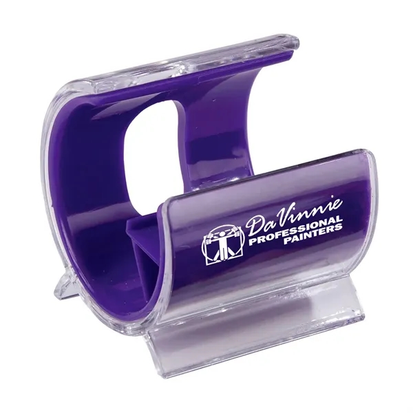 Curved cell phone holder with customization and color options.... from ASI 68507 The Magnet Group / Innovations by Magnet™