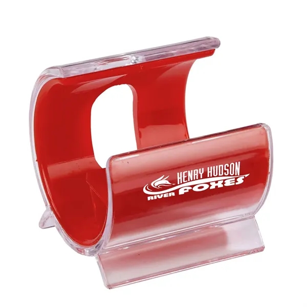 Curved cell phone holder with customization and color options.... from ASI 68507 The Magnet Group / Innovations by Magnet™