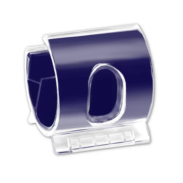 Curved cell phone holder with customization and color options.... from ASI 68507 The Magnet Group / Innovations by Magnet™