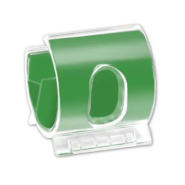 Curved cell phone holder with customization and color options.... from ASI 68507 The Magnet Group / Innovations by Magnet™