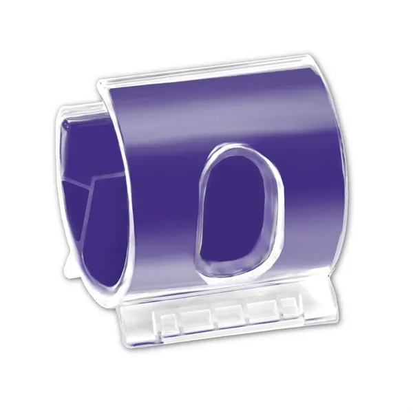 Curved cell phone holder with customization and color options.... from ASI 68507 The Magnet Group / Innovations by Magnet™