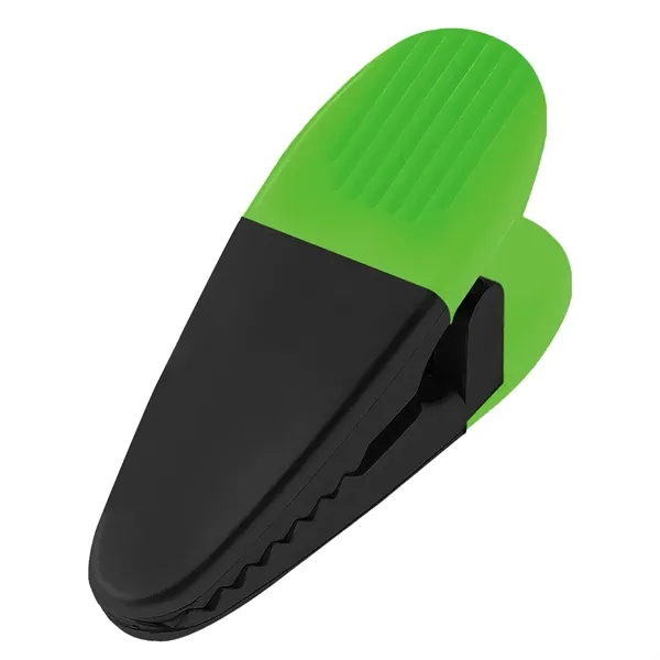 Brightly-colored neon power clip with customizable logo.... from ASI 68507 The Magnet Group / Innovations by Magnet™