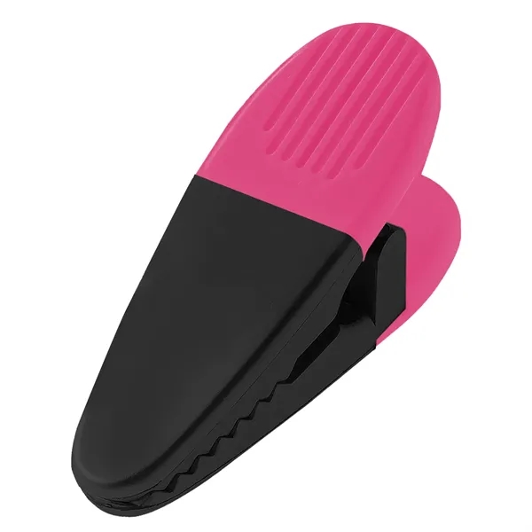 Brightly-colored neon power clip with customizable logo.... from ASI 68507 The Magnet Group / Innovations by Magnet™