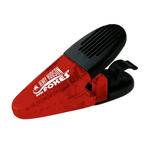 Power clip with strong magnet, pen holder, rubber handles and customization.... from ASI 68507 The Magnet Group / Innovations by Magnet™