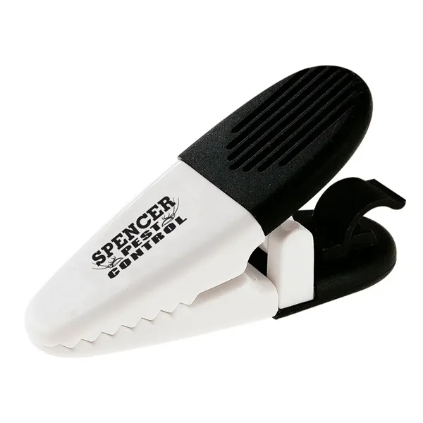 Power clip with strong magnet, pen holder, rubber handles and customization.... from ASI 68507 The Magnet Group / Innovations by Magnet™