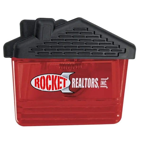House shaped magnetic power clip with real rubber handles and customization... from ASI 68507 The Magnet Group / Innovations by Magnet™