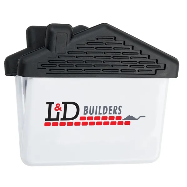 House shaped magnetic power clip with real rubber handles and customization... from ASI 68507 The Magnet Group / Innovations by Magnet™