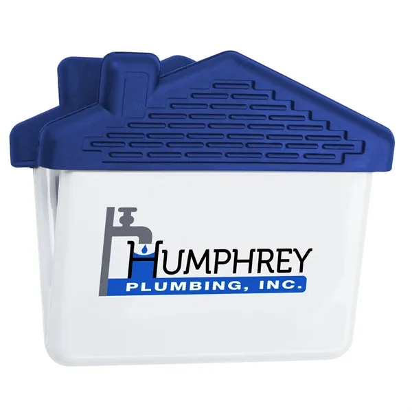 House shaped magnetic power clip with real rubber handles and customization... from ASI 68507 The Magnet Group / Innovations by Magnet™