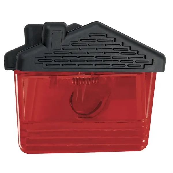 House shaped magnetic power clip with real rubber handles and customization... from ASI 68507 The Magnet Group / Innovations by Magnet™