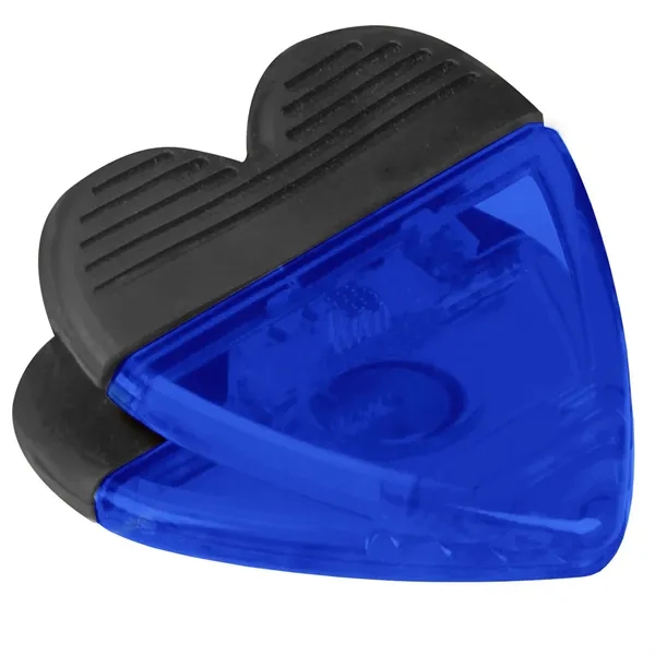 Heart shaped power clip with strong magnet, real rubber handles and... from ASI 68507 The Magnet Group / Innovations by Magnet™