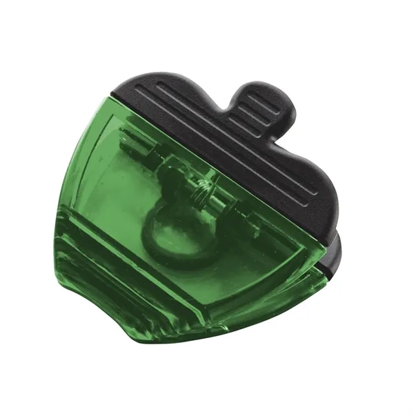 Apple shaped power clip with magnetic backing and real rubber handles.... from ASI 68507 The Magnet Group / Innovations by Magnet™