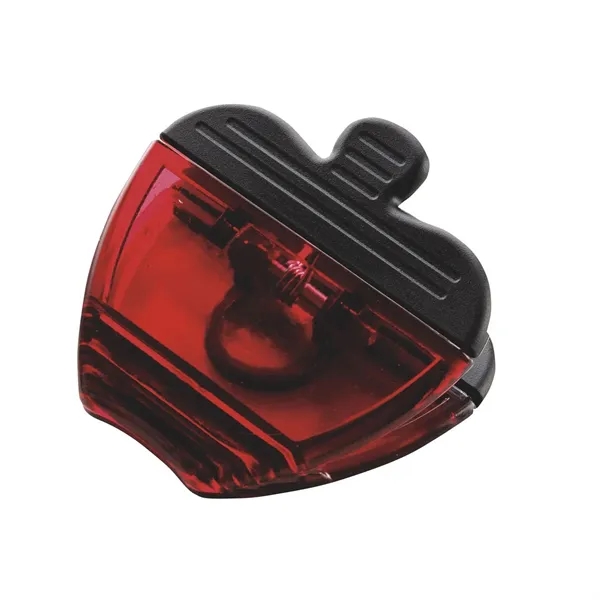 Apple shaped power clip with magnetic backing and real rubber handles.... from ASI 68507 The Magnet Group / Innovations by Magnet™