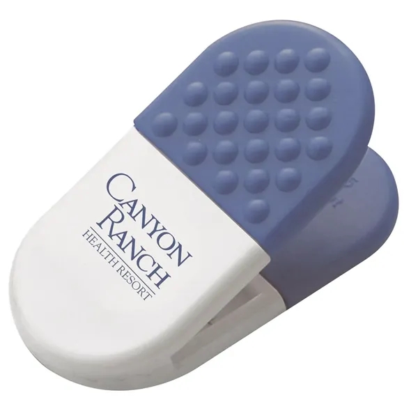 Capsule shaped power clip with a super-strong magnet and rubber grips.... from ASI 68507 The Magnet Group / Innovations by Magnet™