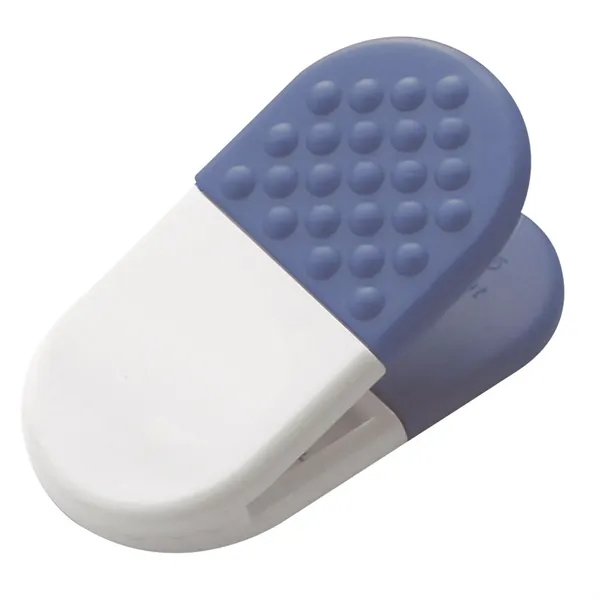 Capsule shaped power clip with a super-strong magnet and rubber grips.... from ASI 68507 The Magnet Group / Innovations by Magnet™