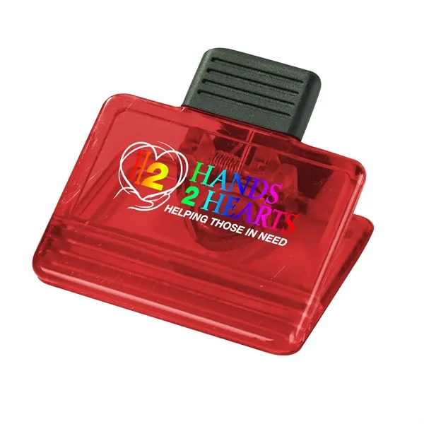 Rectangle power clip with strong magnetic backing and large imprint area.... from ASI 68507 The Magnet Group / Innovations by Magnet™