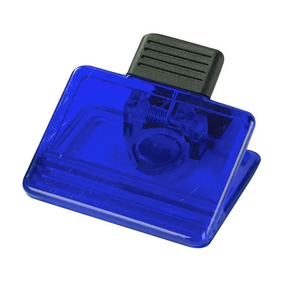 Rectangle power clip with strong magnetic backing and large imprint area.... from ASI 68507 The Magnet Group / Innovations by Magnet™